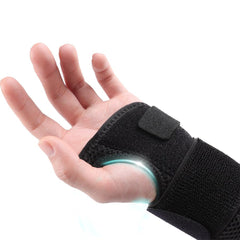 Adjustable Wrist Brace with Removable Splint for Tunnel Relief