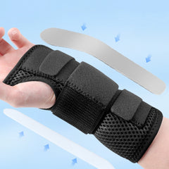 Adjustable Wrist Brace with Removable Splint for Tunnel Relief