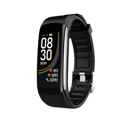 Activity Bracelet Pedometer Pulse Blood Oxygen Monitor Black