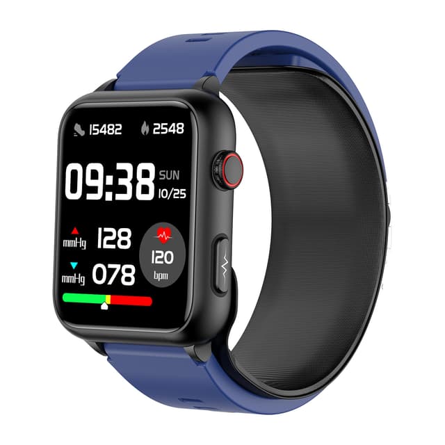 Smartwatch 1.91 Display Blood Pressure Heart Rate Oxygen Dark Blue