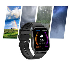 Smartwatch Sports Modes Bluetooth Calling Waterproof Black