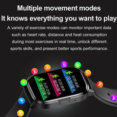 Smartwatch Sports Modes Bluetooth Calling Waterproof Black