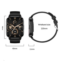 Smartwatch Sports Modes Bluetooth Calling Waterproof Black
