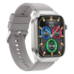 Smartwatch ECG Heart Rate Blood Pressure Sleep Pedometer Gray