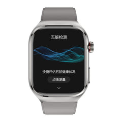 Smartwatch ECG Heart Rate Blood Pressure Sleep Pedometer Gray