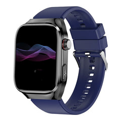 Smartwatch ECG Heart Rate Blood Pressure Sleep Pedometer Blue