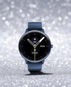 Smartwatch ECG Heart Rate Pressure Sleep Pedometer Blue