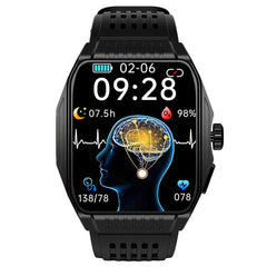 Smartwatch with Sleep Aid, ECG, Bluetooth Calls Black