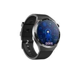 Smartwatch ECG Body & Blood Analysis Black Silicone Strap