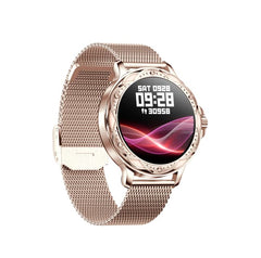 Smartwatch Heart Rate Pedometer Calories IP67 Waterproof Rose Gold