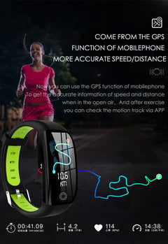 Smartwatch with heart rate, sleep monitor, pedometer