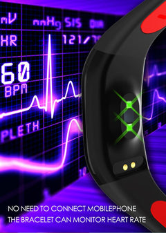 Smartwatch with heart rate, sleep monitor, pedometer