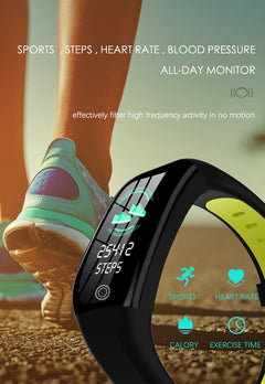 Smartwatch with heart rate, sleep monitor, pedometer