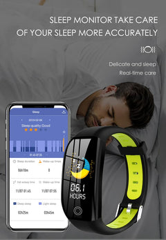 Smartwatch with heart rate, sleep monitor, pedometer