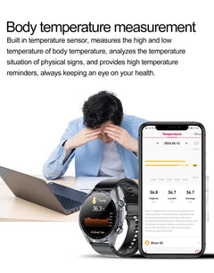 Smartwatch with advanced health tracking Black