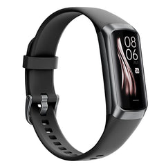 Smartwatch with heart rate and blood pressure monitor Black