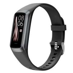 Smartwatch with heart rate and blood pressure monitor Black
