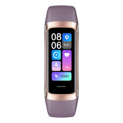 Smartwatch with heart rate and blood pressure monitor Purple