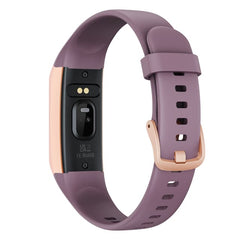 Smartwatch with heart rate and blood pressure monitor Purple