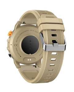 Smartwatch with heart rate and blood pressure monitor Yellow