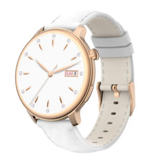 Smartwatch Heart Rate Blood Pressure Oxygen Monitor White