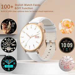 Smartwatch Heart Rate Blood Pressure Oxygen Monitor White
