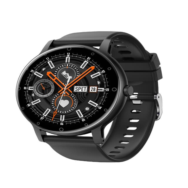 Smartwatch with health monitoring Black
