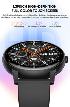 Smartwatch with health monitoring Black
