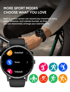 Smartwatch with health monitoring Black