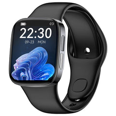 Smartwatch with blood pressure, heart rate Black