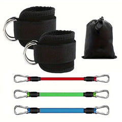 Ankle Resistance Bands with Cuffs for Leg and Glute Training