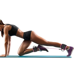 Ankle Resistance Bands with Cuffs for Leg and Glute Training