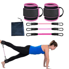 Ankle Resistance Bands with Cuffs for Glutes and Leg Workout