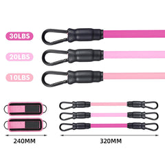 Ankle Resistance Bands with Cuffs for Glutes and Leg Workout