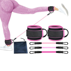Ankle Resistance Bands with Cuffs for Glutes and Leg Workout