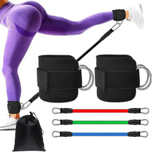 Ankle Resistance Bands with Cuffs for Glutes and Leg Workout
