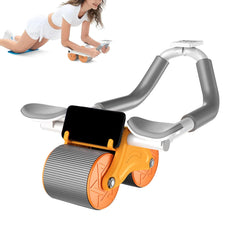 Automatic Rebound Ab Roller Wheel with Elbow Support for Core Workout