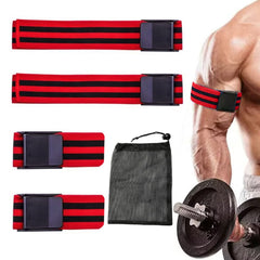 4pcs Fabric BFR Bands for Glutes and Hip Strength Training