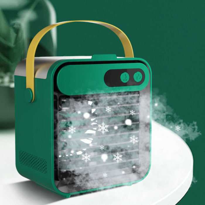 Rechargeable Mini Desktop Cooling Fan - Portable Air Conditioner