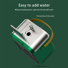 Rechargeable Mini Desktop Cooling Fan - Portable Air Conditioner