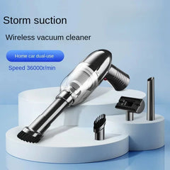 Wet & Dry Dual-Use Handheld Vacuum - Wireless for Home and Vehicle