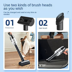 Wet & Dry Dual-Use Handheld Vacuum - Wireless for Home and Vehicle