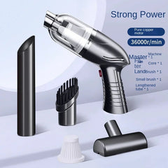 Wet & Dry Dual-Use Handheld Vacuum - Wireless for Home and Vehicle