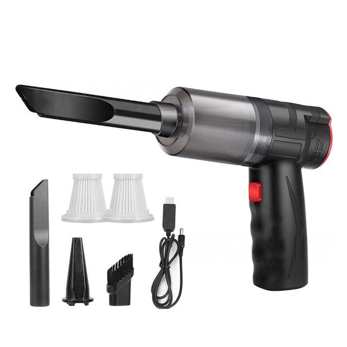 Cordless Wet Dry Car Vacuum Cleaner - Handheld with Air Duster Function