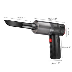 Cordless Wet Dry Car Vacuum Cleaner - Handheld with Air Duster Function