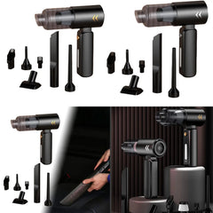 Lightweight 8000Pa Car Vacuum Cleaner - Cordless Keyboard Handheld Vac