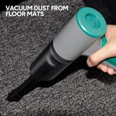 12V Cordless Car Vacuum Cleaner - 120W Rechargeable with 3 Speeds
