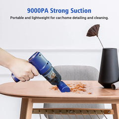 Cordless Car Vacuum Cleaner - Handheld Air Blower for Car, Home, Office