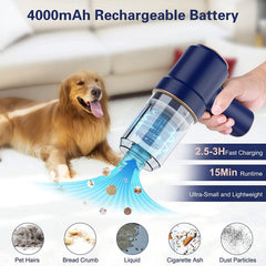 Cordless Car Vacuum Cleaner - Handheld Air Blower for Car, Home, Office