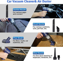 Cordless Car Vacuum Cleaner - Handheld Air Blower for Car, Home, Office